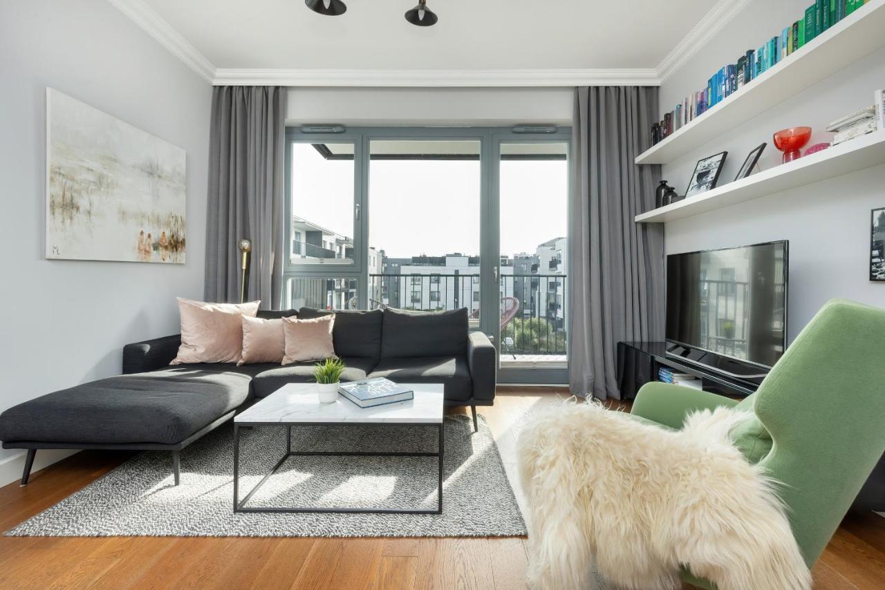Cozy Apartment Gieysztora Wilanow By Noclegi Renters Warschau Exterior foto