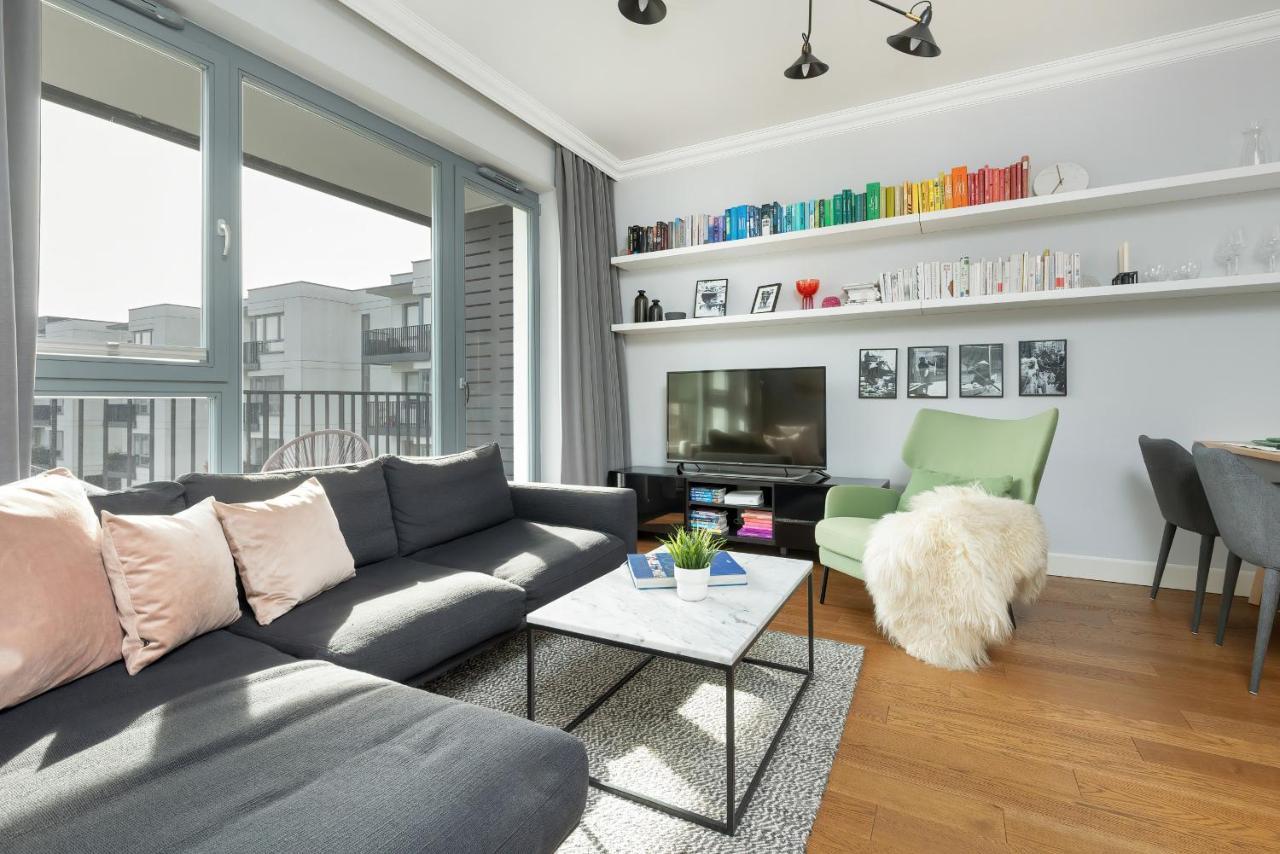 Cozy Apartment Gieysztora Wilanow By Noclegi Renters Warschau Exterior foto