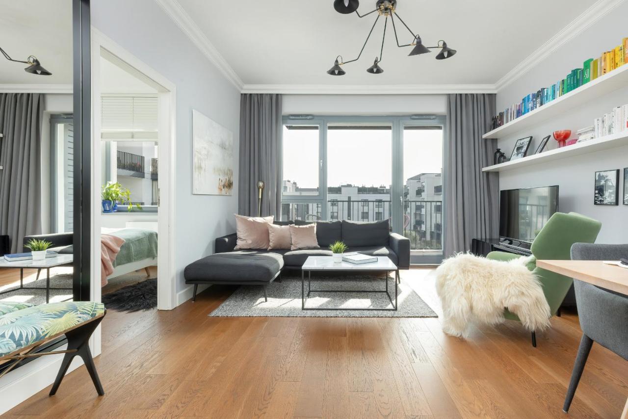 Cozy Apartment Gieysztora Wilanow By Noclegi Renters Warschau Exterior foto